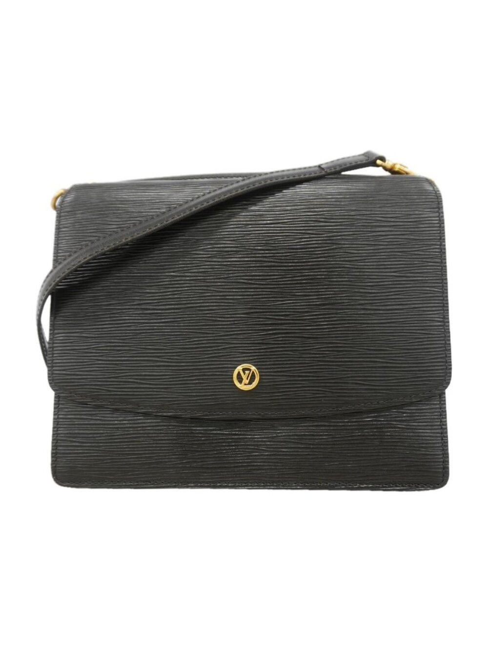 Louis Vuitton Shoulder Bag Epi Grenelle Noir